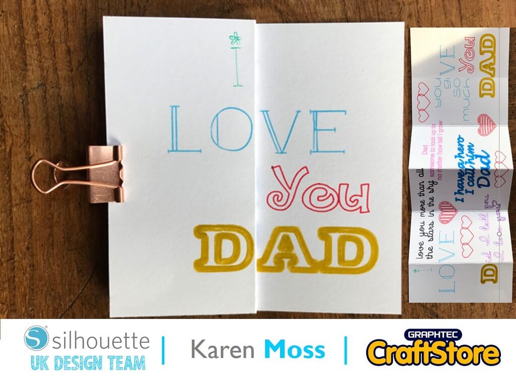 silhouette uk blog- karen moss - fathers day card - wc23 - main
